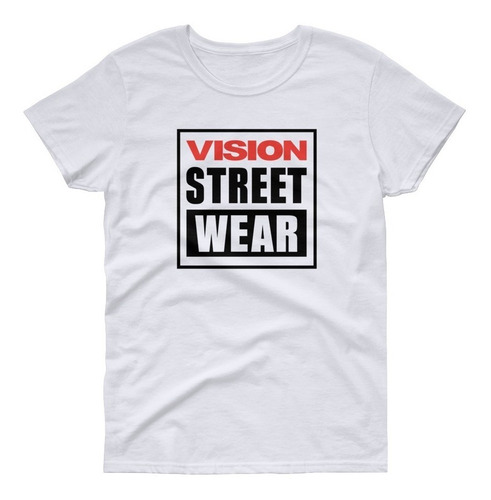 Playera Vision Street Wear -blanca-