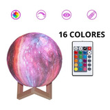 Lámpara Táctil Galaxia 3d Led 16 Colores Usb Hogar Velador