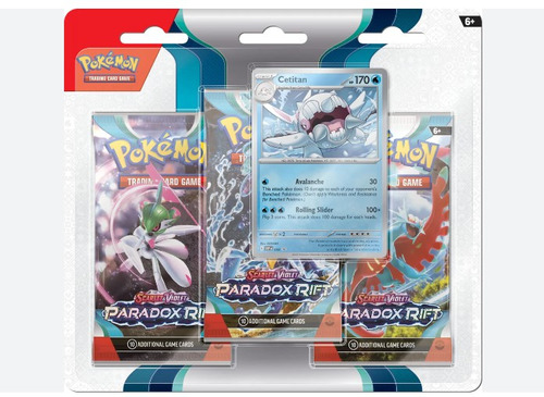 Pokémon Paradox Rift Blister Cetitan Inglés