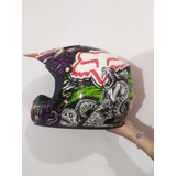 Casco Motocross Edicion Limitada V1 Pilot Jr Medio 49-50 Cm