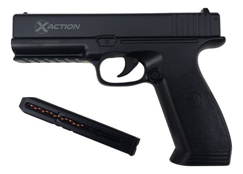 Pistola Co2  X-action  Target Calibre 4,5mm Semi Automatica