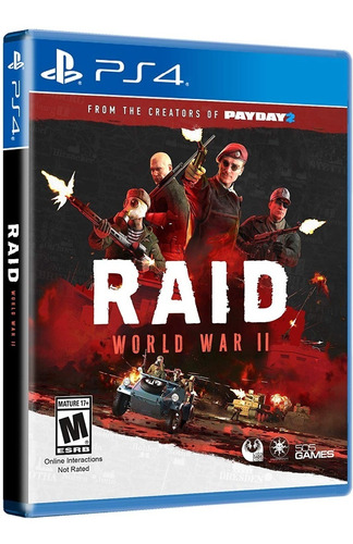 Jogo Novo Midia Fisica Raid World War 2 Ps4 Lacrado