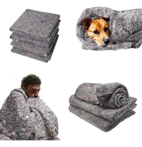 Cobertor Manta Popular De Doação Mudança Animal Casal 3uni