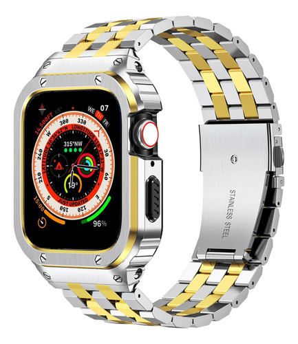 T Pulseira Película Aço Para Apple Watch Ultra Se 9 8 7 6 5