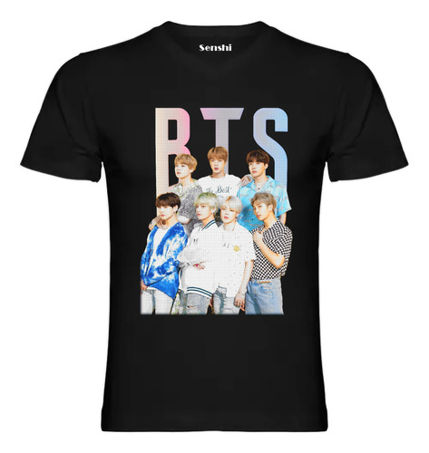 Polera Diseño Bts Estampado Dtf Cod 003 - Senshi