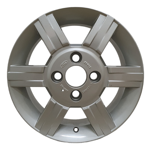 Llanta R14 Ford Ka Original Gris Plata (4x108)