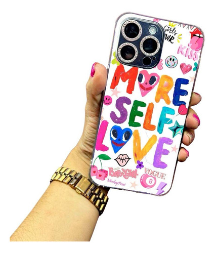 Funda Case More Self Love Para iPhone Protector