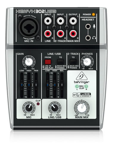 Mesa De Som Xenyx 302usb Bivolt Behringer