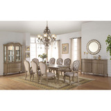 Acme Chelmsford - Mesa De Comedor Color Gris Pardo Antiguo