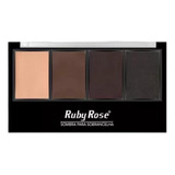 Trio De Sombra Para Sobrancelha Com Primer Ruby Rose