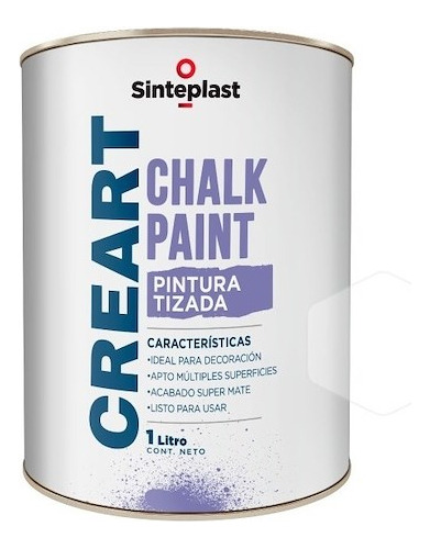 Creart Chalk Paint A La Tiza Tizado Sinteplast  1lt Pdm