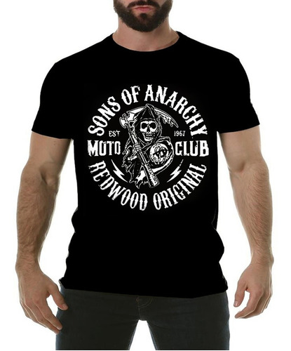 Camiseta Sons Of Anarchy, Samcro, Redwood Original Exg