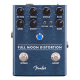 Fender Pedal Full Moon Distortion, Azul Rey Color Azul Oscuro