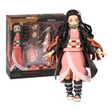 Demon Salayer Nezuko En Caja Con Base Y Accesorios