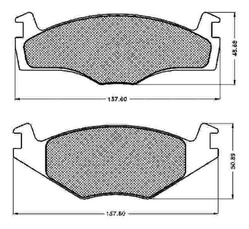 Pastillas De Freno Seat Cordoba 90/94 Delantera Foto 2