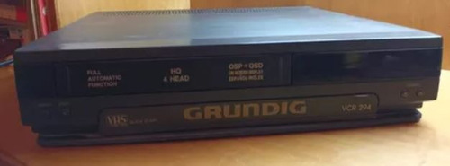 Videograbador Grundig Mod Vcr294 , Para Repuestos