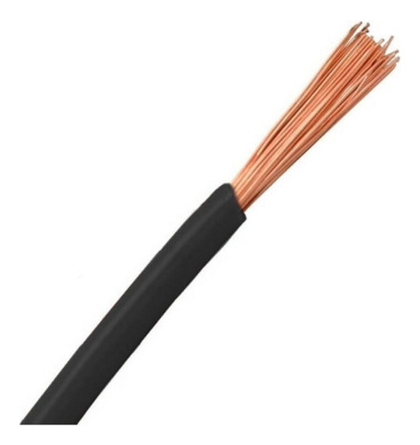 Cable Unipolar Negro 1mm X 2 Metros