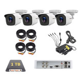 Kit Circuito Cerrado 4 Cámaras Cctv Epcom 1tb Lb7turbokit4p