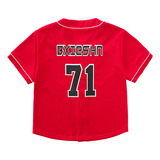 Camiseta Tipo Cárdigan Para Niños, Camisa De Béisbol, Pantal