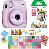 Instax Mini 11 Sky Blue Cámara Instantánea Con Paquet...