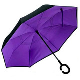 Paraguas Invertido Reversible Reforzado Violeta Watchcenter