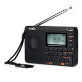 Radio Portátil Tivdio V-115 Reproductor Mp3 Aux 3,5mm -negro