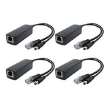 Adaptador Ethernet 48v A 12v 2a Poe, 4-pack - Cámara