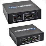 Splitter Distribuidor Sinal Hdmi Hdcp 3d Duplicado Tv Switch