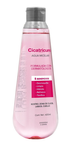 Agua Micelar Cicatricure 5 Beneficios 400 Ml