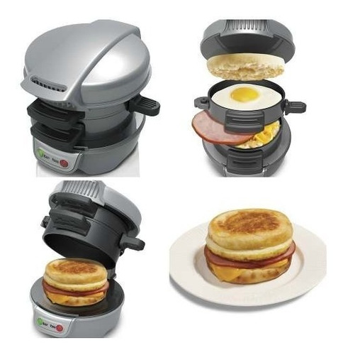 Maquina Para Preparar Desayunos Electrica Sandwiches Huevos