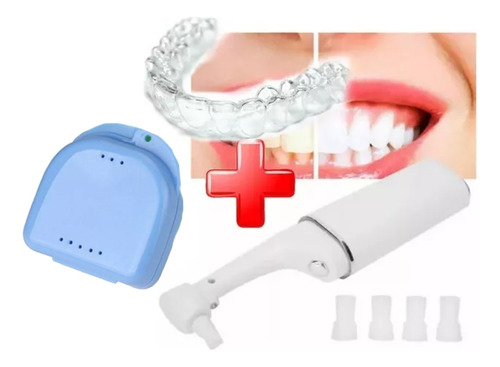 Placa Blanqueador Dental Protector Bucal Dientes + Estuche