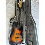 Contrabaixo Fender Squier Jazz Bass Fretless + Hardcase Esp
