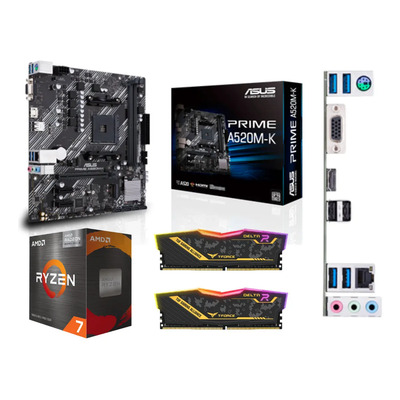 Kit Actualizacion Ryzen 7 5700g + 16gb Ram Rgb, Mother A520 | Meses sin interés