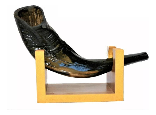 Shofar Chifre De Carneiro De Tocar De Israel /dark 35-39 Cm