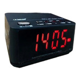 Rádio Relógio Despertador Digital Fm Bluetooth Tf Lelong-674
