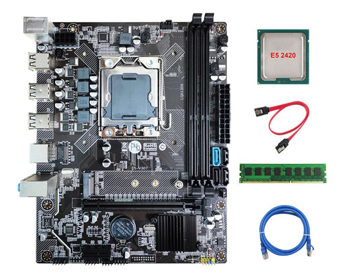 Conjunto De Placa Base X79+cpu E5 2420+cable 4g Ddr3 Ram+red