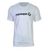 Remera Topper Brand Hombre Blanco