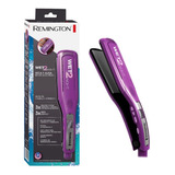 Plancha De Cabello Remington Wet2straight S8001 Morada 120v