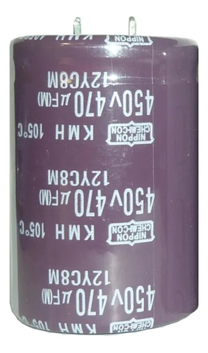 Condensador 470uf 450v Capacitor  35x50 Mm.