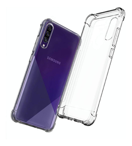 Funda Transparente Para Samsung Antishock + Vidrio Templado 