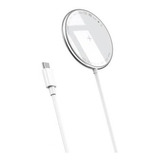 Carregador Sem Fio iPhone 12 Magnético Magsafe 15w Rock Cor Branco