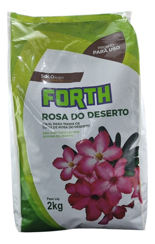 Forth Substrato Rosa Do Deserto Saco 2kg - 5 Unidades