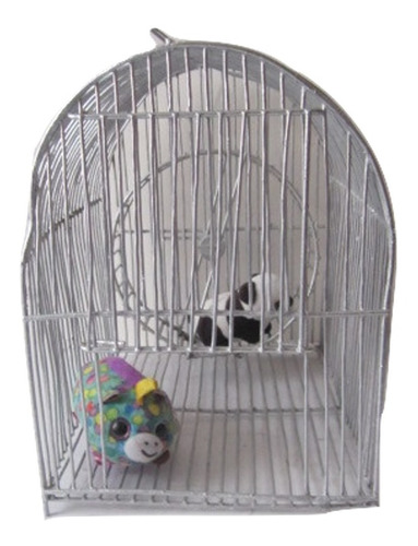 $ Antigua Mini Jaula Metal Alambre Mascota Hamster Con Rueda