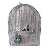 $ Antigua Mini Jaula Metal Alambre Mascota Hamster Con Rueda