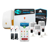 Kit Alarma Inalámbrica Marshall 3 Ip Wifi Aplicación Celular Marshall Smart Domiciliaria Hogar Casa Comercio Kit 2x6