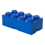 Lego Ladrillo De Almacenamiento De Plástico Azul Brillante