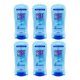 Secret X6 Desodorante Clear Gel Outlast Completely Clean 6c