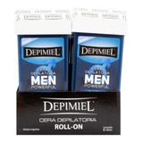 Depimiel X8 Cera Depilatoria Roll On Men Azuleno Hombre 100g