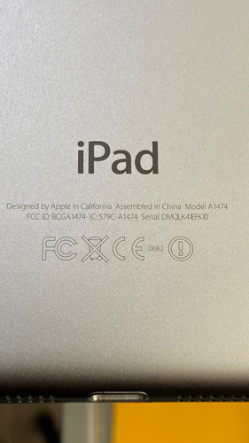 iPad Air Para Repuestos. Negociable.32gb 9.7 PuLG Space Gray