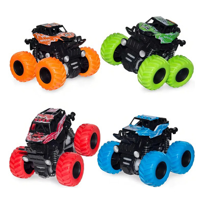 Juguetes Monster Truck Coches De Juguete De Fricción 4pcs Color Multicolor | MercadoLibre
